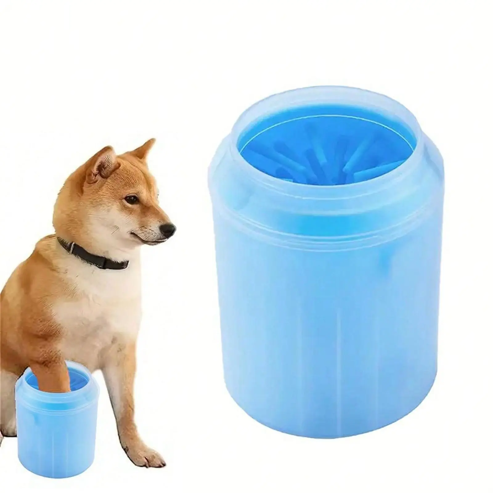 Pet Foot Cleaning Cup, Pet Foot Wash Cup, Automatic Pet Foot Cleaning Cup, Dog & Cat Grooming Supply, Paws Cleaner