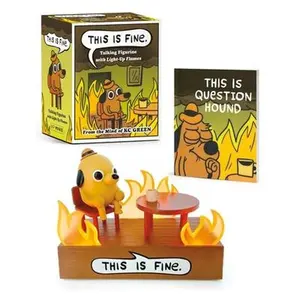 This Is Fine Talking Figurine: With Light and Sound! -- Kc Green, Paperback