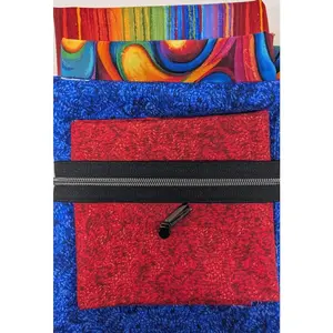 Patchwork Duffle - Rainbow Fabric Only