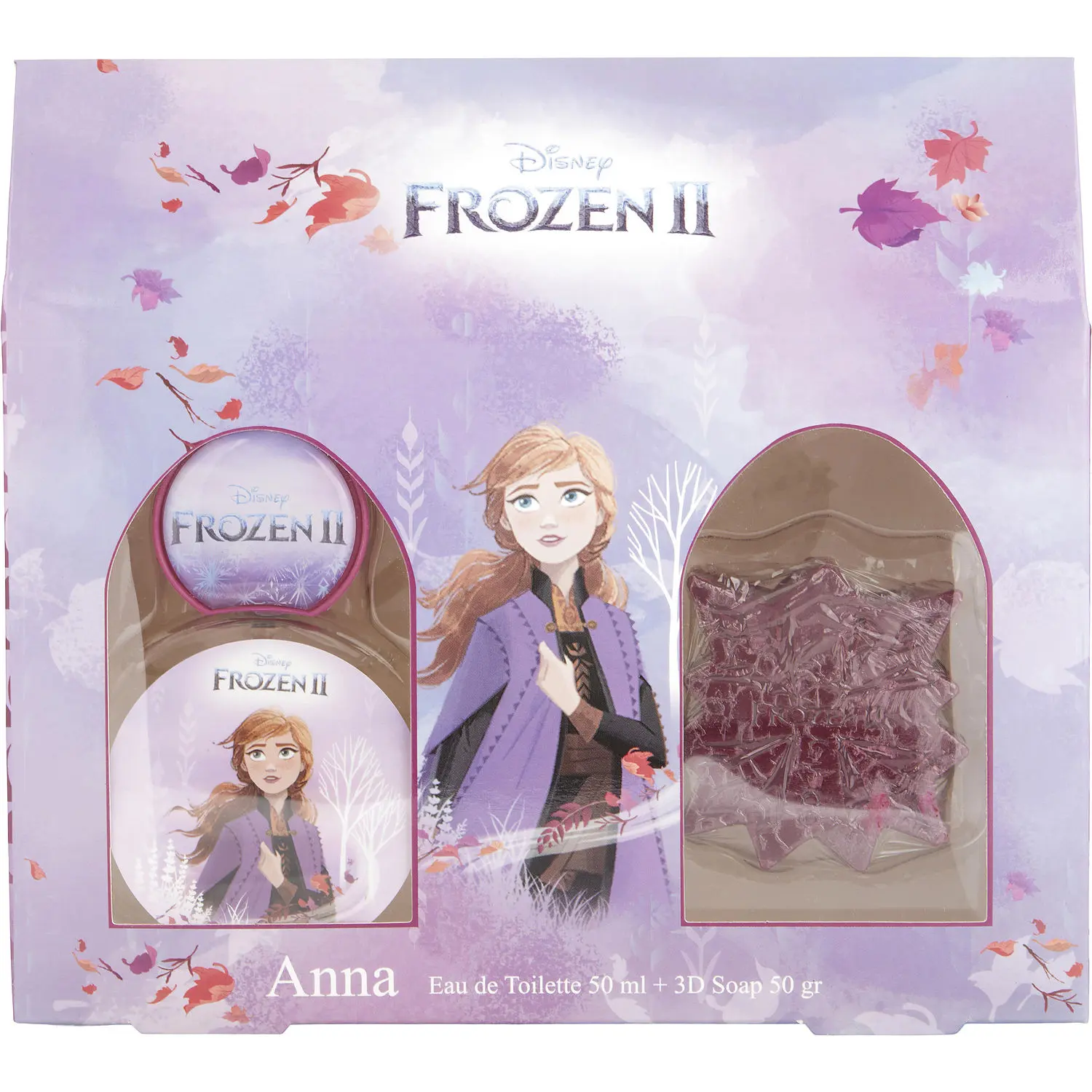 Frozen 2 Disney Anna Set-Edt Spray 1.7 Oz & Soap 1.7 Oz For Women