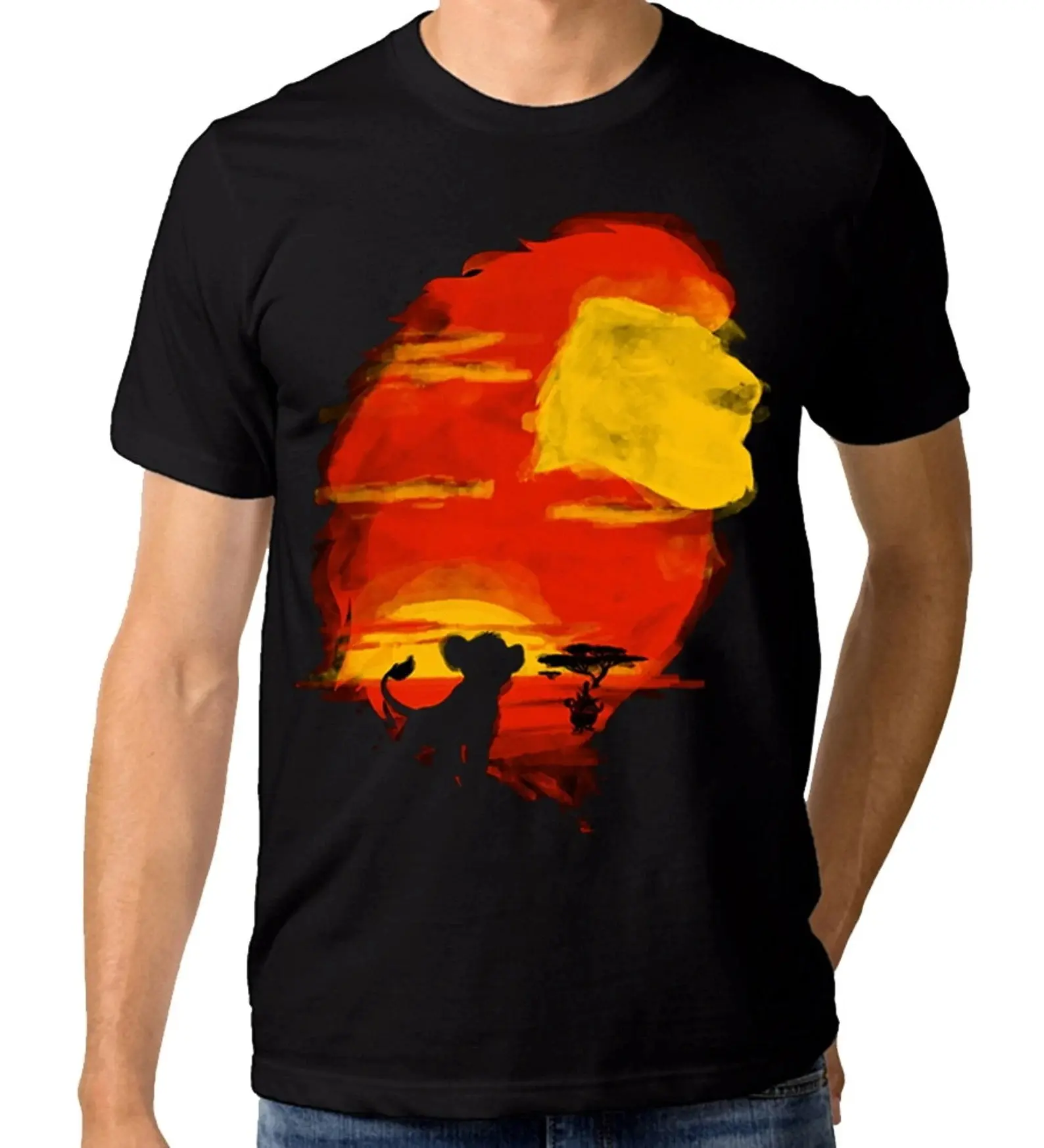 Jungle Royalty Graphic Tee – Retro Cub Art Shirt | Unisex 100% Cotton T-Shirt