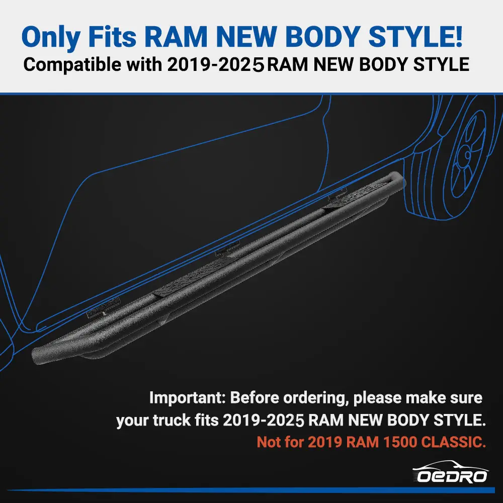 19-24 RAM 1500 Crew Cab New Body Style