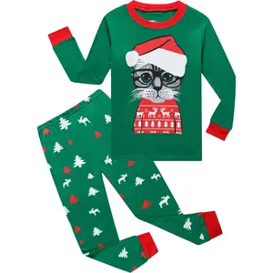 Kids & Toddler Girls Boys Pajamas 2 Piece Pjs Set 100% Cotton Sleepwear
