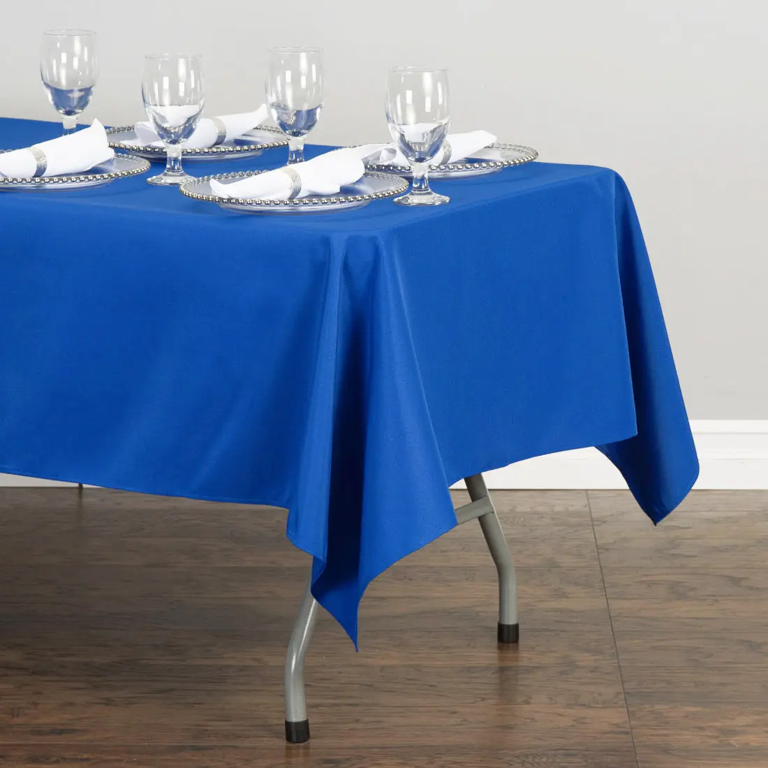LTC LINENS 60x126 in. Heavyweight Satin-Finish Polyester Rectangle Tablecloth, All-Seasons Household Kitchen Linen, Party Supply, Compatible with 14x108 in. Satin Table Runners, Compatible With Table Runners
