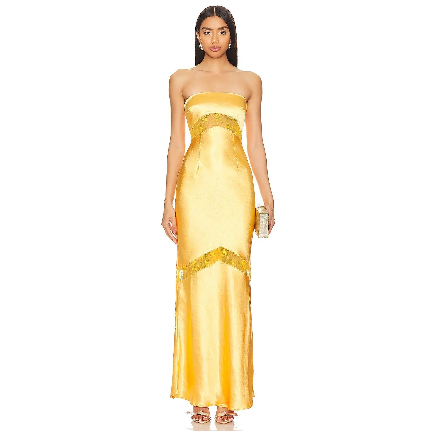 Runaway The Label Melrose Dress in Golden