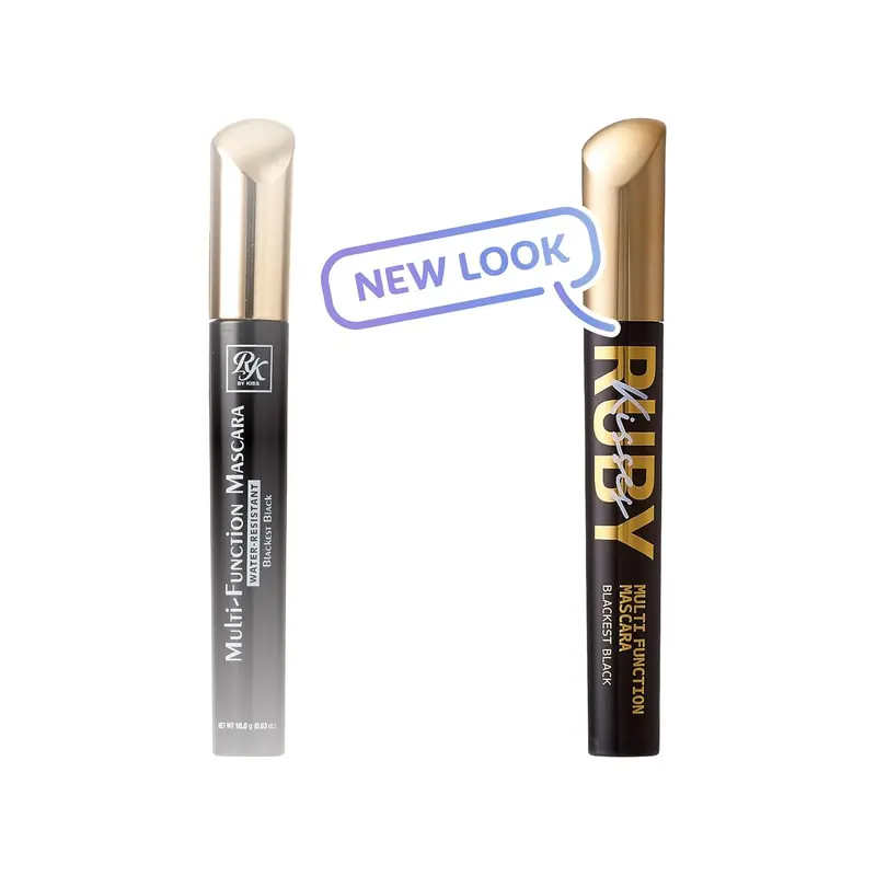 Ruby Kisses Limited Edition Multi-Function Volumizing Tubing Makeup Mascara - Lengthening, Thickening, Nourishing, Waterproof, Defined Long Lash Cosmetic | Sharpens Ends, Boosts Growth, Maintains Health (All-In-One)