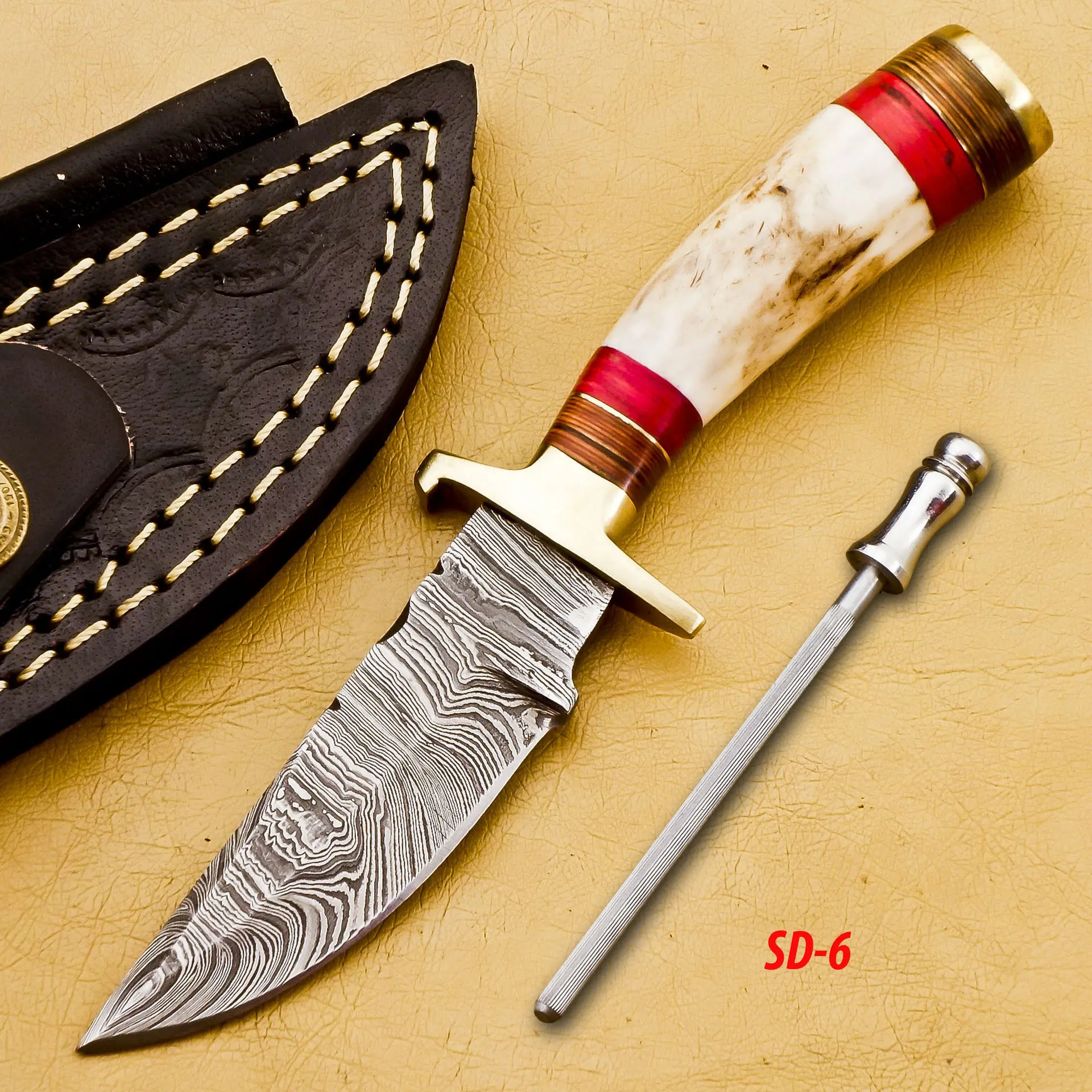 DamascusartsLLC Japanes Boning Knife Set House Hold Meat Boning Small Kitchen Knife Portable Boning Meat Family Party Meat Cutter Knife High Carbon Knife Kitchen Hunting Knife
