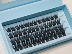 Lively Cosmetics Bold Cluster Eyelashs- Dramatic, Full, Fluttery False Eyelashes for Adults with Mixed Lengths