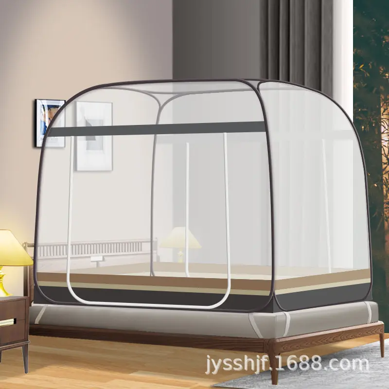 Striped gray single door [with fabric ed