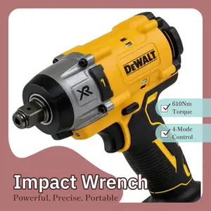 DEWALT DCF922 20V MAX Brushless 1/2" Compact Impact Wrench | 610Nm Torque, 4-Mode Control