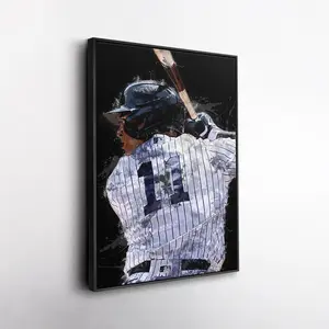 Anthony Volpe Wall Art ? New York Yankees  Print, MLB Baseball Decor, Framed Poster Gift for Fan Room or Office ( Unframed - Print Only )