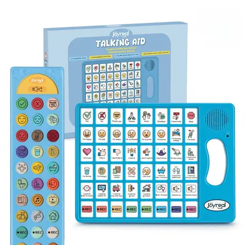 Joyreal AAC Communication Device for Autism with Programmable Buttons & Adjustable Volume - Sensory Speech Therapy & Stroke Rehab Tool for Kids & Adults, #backtoschool