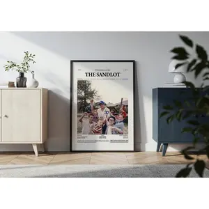 The Sandlot Poster, David Mickey Evans Film Poster, Tom Guiry and Mike Vitar Starring The Sandlot Print, Family