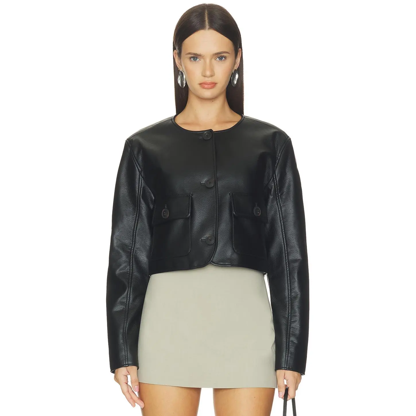 BLANKNYC Cropped Jacket in Pay Day