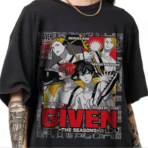 [Sale up to 30%] Given T-shirt Sato Mafuyu Anime Manga Lovers Shirt, Graphic Japanese Vintage Special Anime T-shirt, Fan Gifts