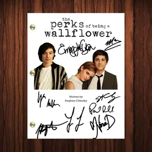 Perks Of Being A Wallflower Signed Autographed Script Full Screenplay Full Script Reprint