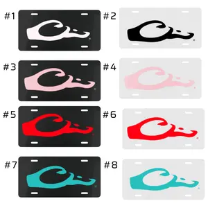 Drake License Plate Custom Duck Head Silhouette Car Tag, Hip Hop Fan Auto Accessory, Personalized Aluminum Vanity Front Plate Men Durable Gift
