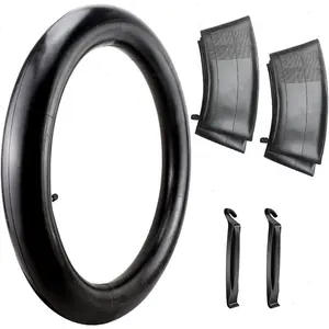 2 Pack 26 Inch Fat Tire Bike Inner Tubes 26 x 4.0 Bicycle Replacement Butyl Rubber Inner Tube with AV32mm Schrader Valve for 26‘’ Electric Bike and Mountain Bike