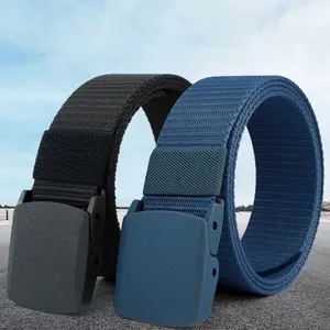 Tactical Nylon Adjustable Belt - multiple Colors with Secure Buckle Design