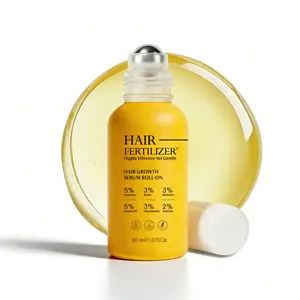 Hair Fertilizer Micro-Roller Serum - Thicker Fuller Hair in 4 Weeks - 30ml Roll-On for Haircare