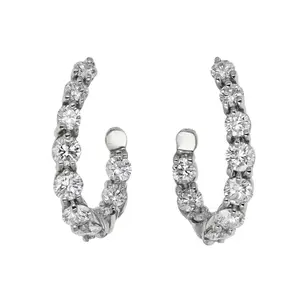 Pre-owned Tiffany & Co. Inside out Hoop Earrings