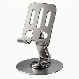 Portable Folding Phone Holder Stand, Adjustable Desk Mount for Smartphones, Tablets, Office and Home Use metal Cheap Affordable