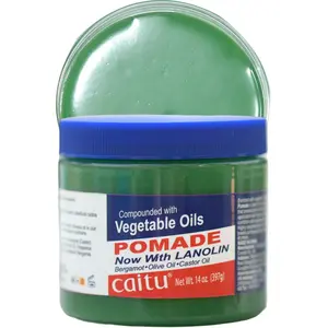 Hair Pomade with Vegetable Oils for Smooth, Defined Styles, Hold & Shine, for Textured & Curly Hair Styling