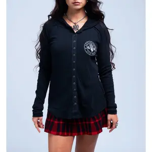 Affliction Women's Zip-Up Hoodie Simulation