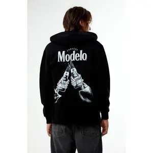 Modelo Men's Salud Full Zip Dia De Los Muertos Hoodie