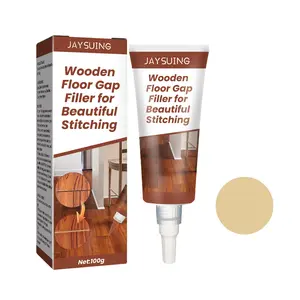 Jaysuing Wood Flooring Sealant, Wood Furniture Floor Scratch Repair Waxing Filling Seams Sealant