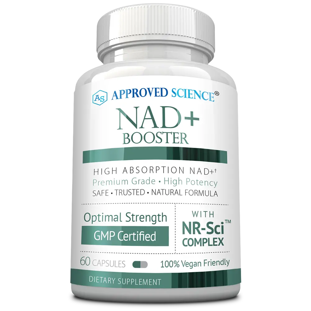 Feel More Like Yourself Again – Support Cellular Energy, Focus & Daily Performance with Approved Science NAD+ Booster