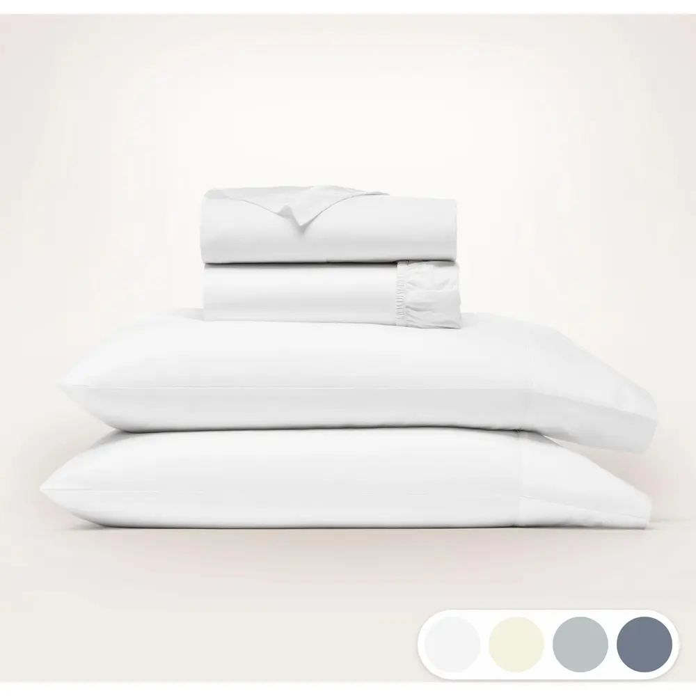 Boll & Branch Signature Hemmed Luxury Bedding Sets - 100% GOTS Certified Organic Cotton Complete Sets, Fair Trade, Soft, Breathable Weave, Durable, Smooth Matte Finish, Tested Against 1,000+ Harmful Substances for Daily Sleep