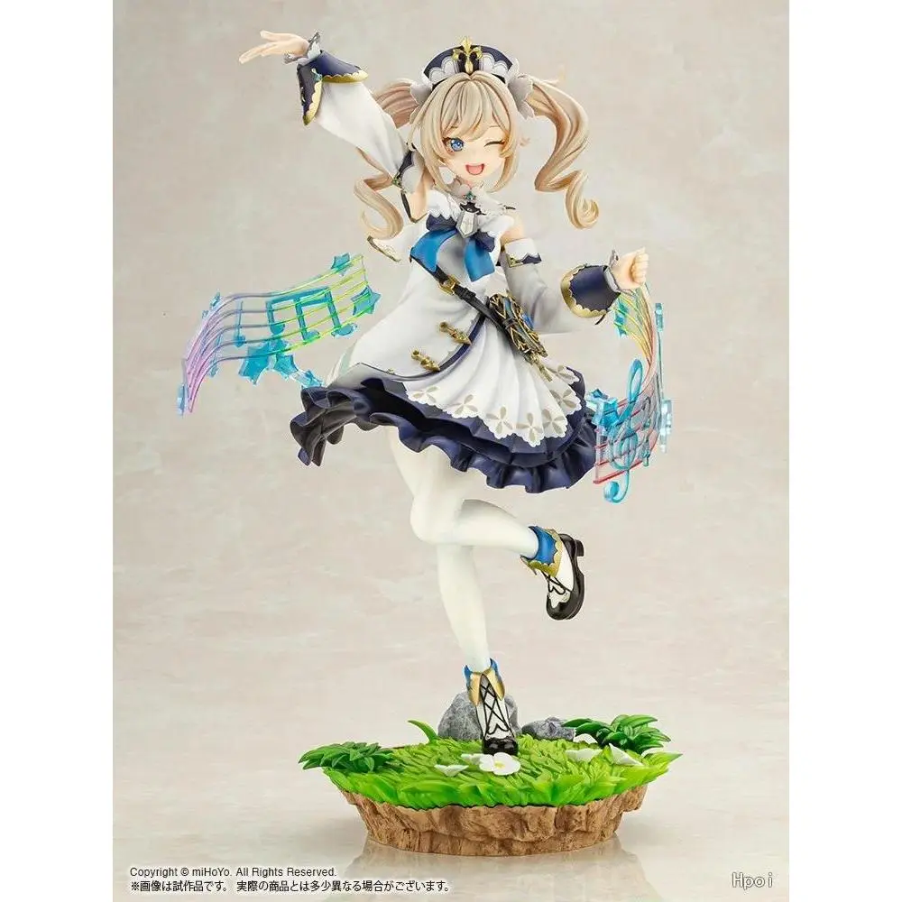 20cm Genshin Impact Anime Figures - Barbara, Lumine, Traveler Aether, Venti - Character Art Room Decor Collectible Statues for Home Display