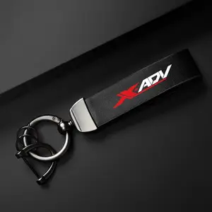 PU Leather Motorcycle Keychain Holder Keyring for Honda XADV X ADV X-ADV 750 2018-All Year Accessories, Durable Non-Sensitive Good