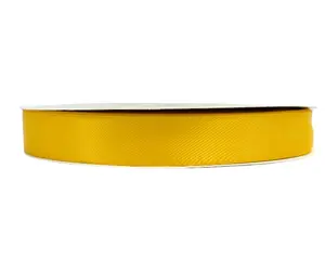 1 inch Golden Yellow Satin Ribbon Double-face 100 Yds