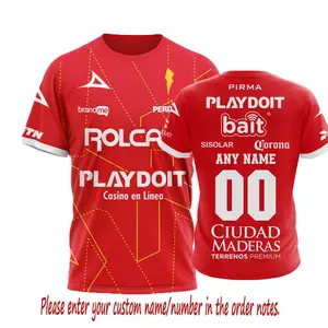 LIGA MX Club Necaxa Shirt 3D Personalized 25-26 Away Design