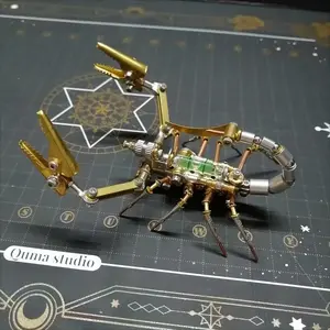 DIY Mechanical Punk Scorpion Model Kit, 3D Insect Puzzle Assembly Set, Creative High Difficulty Handmade Art, Perfect Gift for Boyfriend