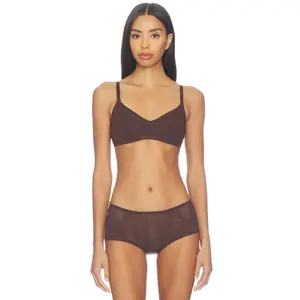 Negative Underwear Whipped Non-wire Bra in Espresso Negative Underwear Whipped Non-wire Bra in Espresso