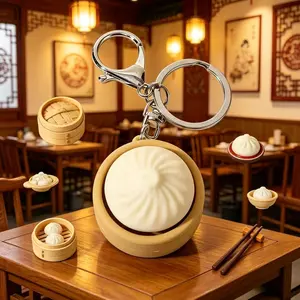 Cute Steamed Bun Squishy Fidget Toy Mini Dumpling Press Sound Squeeze Toy Soft Slow Rebound Stress Relief Toy Portable Sensory Play Toy Funny Party Favor Leisure Hobby Decompression Toy For Kids Adults Daily Relaxation Entertainment Gift