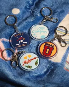 Off Campus Keychain, Briar U Hockey Key Ring, Romance Bookish Gift