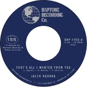 Jalen Ngonda - That's All I Wanted From You / So Glad I Found You [7"] NEW Vinyl Record 823134115514