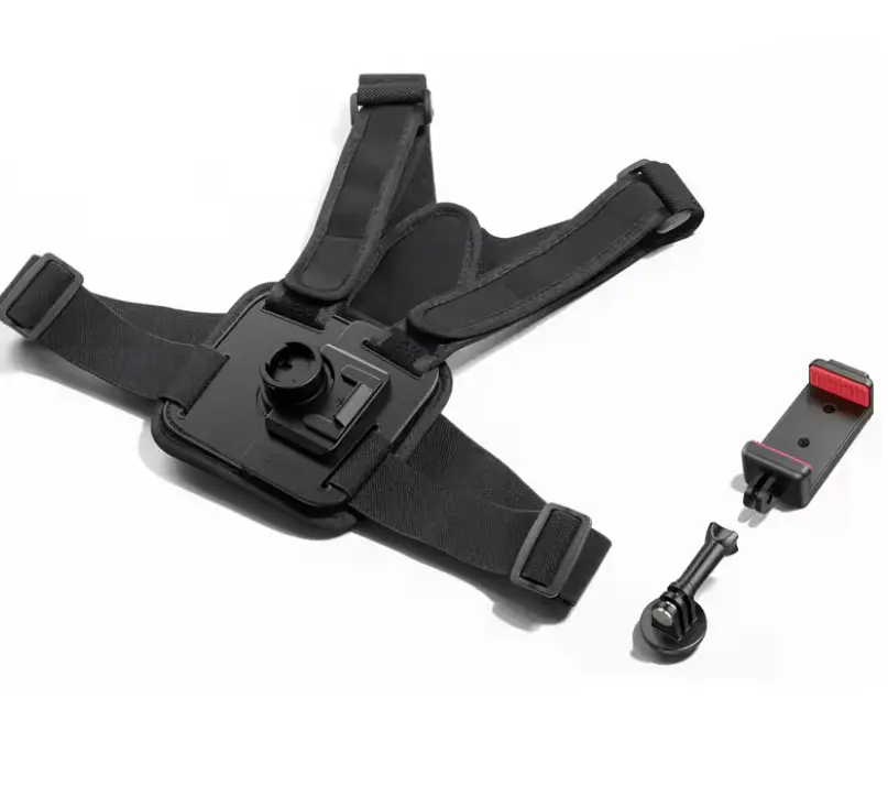 Camera Phone Chest Mount Strap Harness, Adjustable Chest Mount Strap Cell Phone Clips Holder Bracket Session, Action Camera Chest Strap Holder