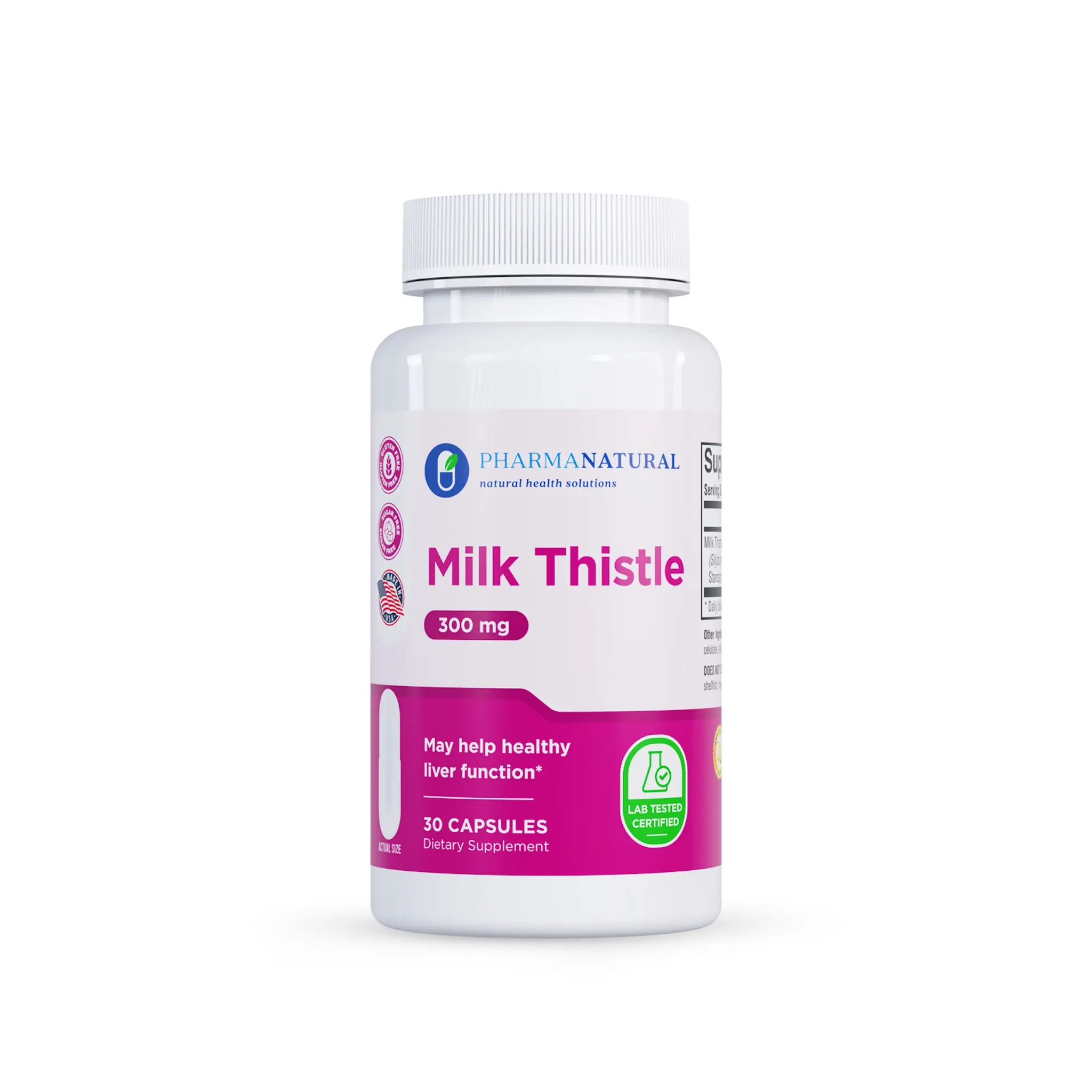 Milk Thistle 300 mg – 30 Capsules – Dietary Supplement