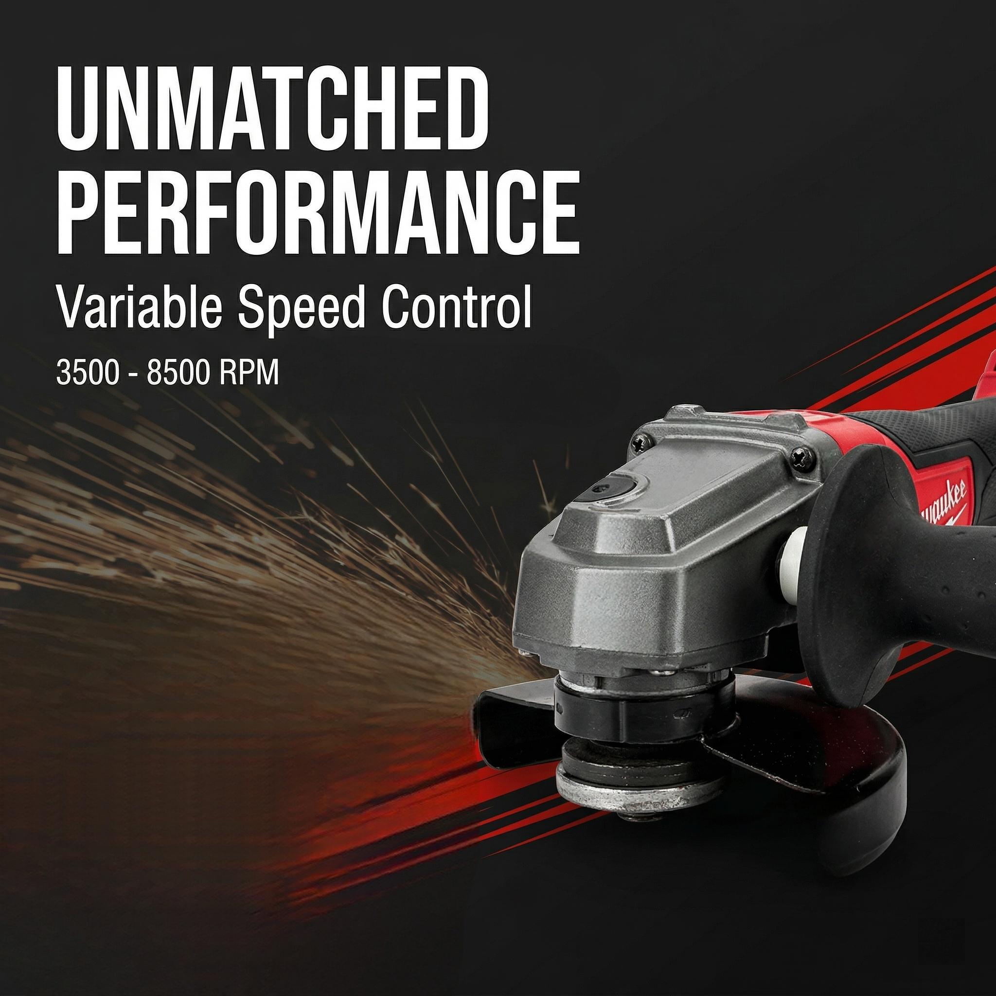 Milwaukee 18V 125mm Brushless Angle Grinder M14 Compact Design Metal Cutting Tool