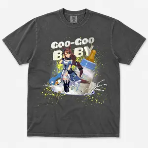 Cute Super Creek Uma Musume Drink T-Shirt – Cute Manga Anime Graphic Tee, Video Game Shirt Unisex