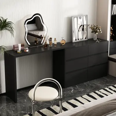 dresser desk combination Where to find a heavy duty combo? The natural wood veneer exudes timeless elegance 11 Best Desk Dresser Combo