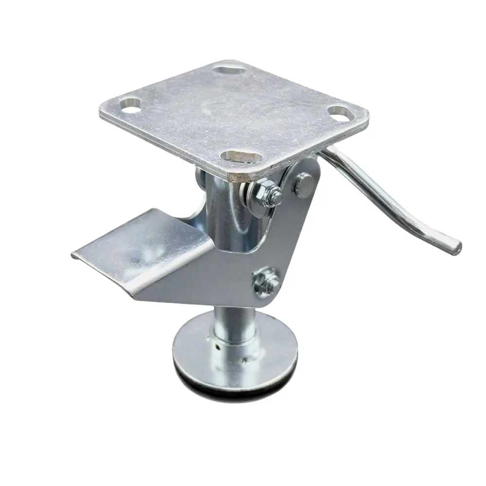 Service Caster SCC-FL600KB 6 in. Kickbar Floor Truck Lock with Top Plate, Floor Locks for Level Surface, 1 Unit, 6 In. Size, One Unit