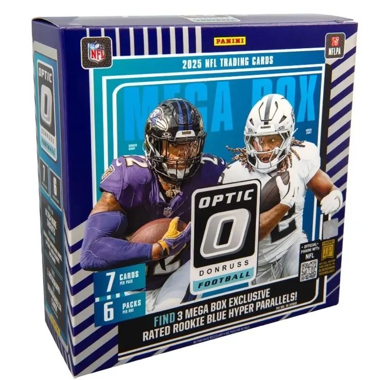 2025 Panini NFL Donruss Optic Mega Box