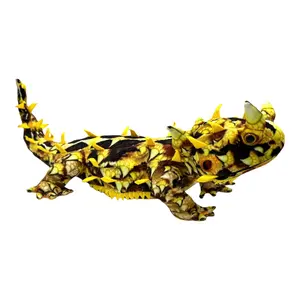 Horned Lizard Plush - Realistic Reptile Plushie