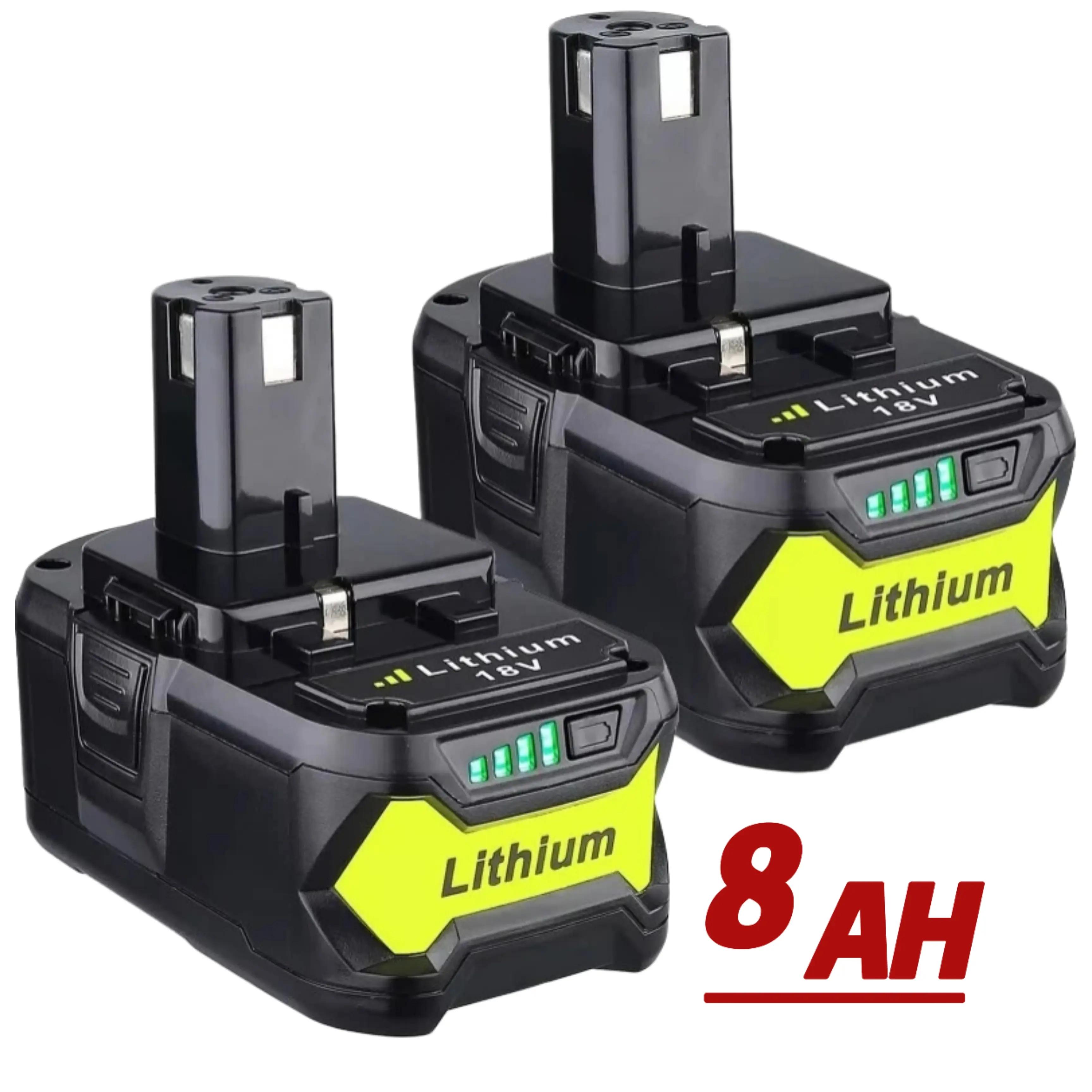 100% NEW 8.0Ah 18V Battery P108 One Plus For RYOBI 18 Volt High Performance Lithium-Ion FAST SHIPPING
